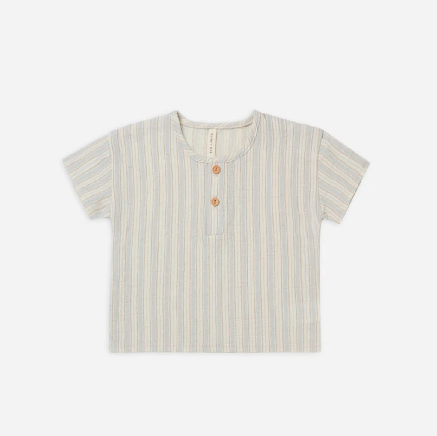 Henry Top | Sky Stripe 1 Henry Top | Sky Stripe