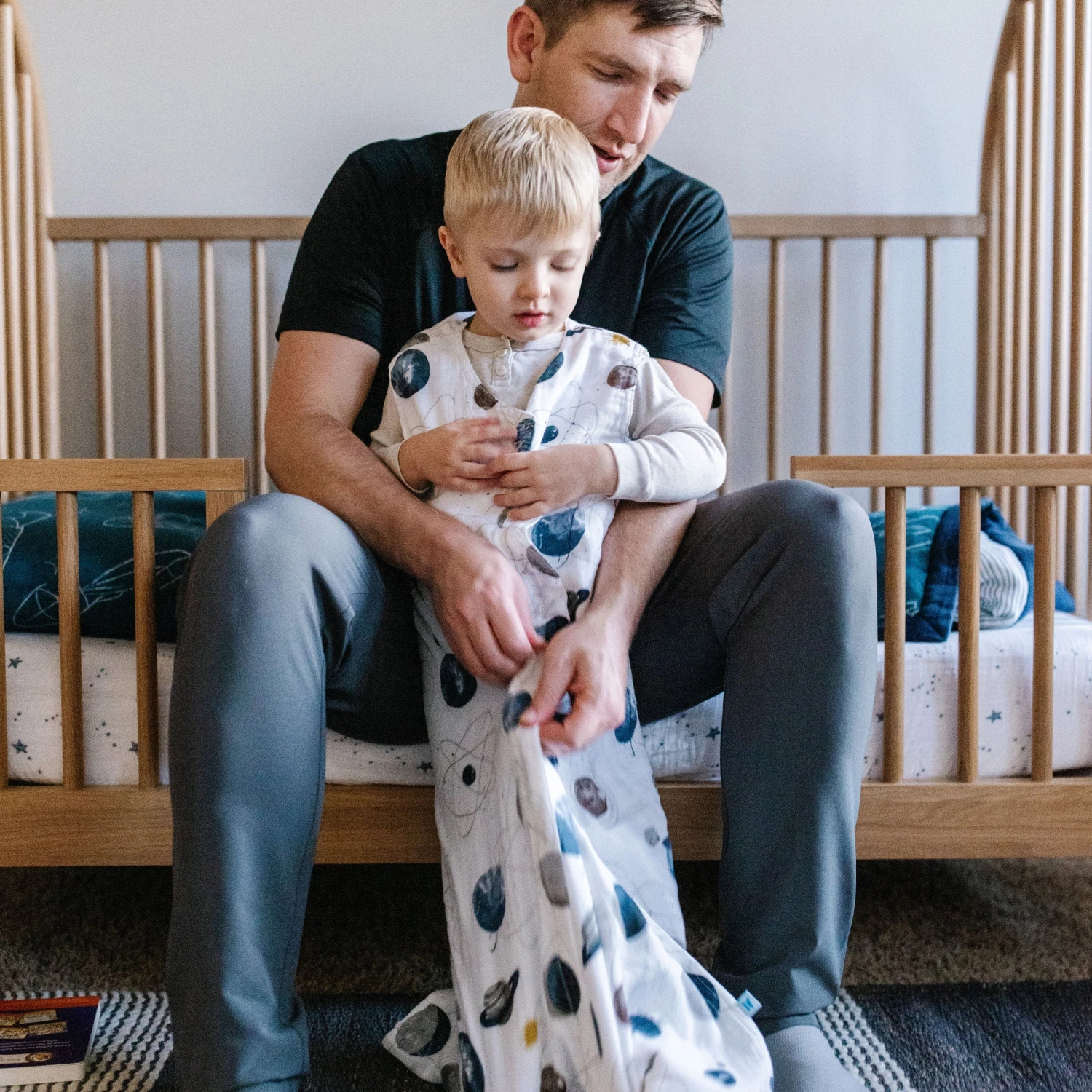 Cotton Muslin Sleep Bag - Planetary 7 Cotton Muslin Sleep Bag - Planetary - Image 7