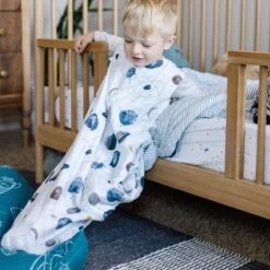 Cotton Muslin Sleep Bag - Planetary 12 Cotton Muslin Sleep Bag - Planetary -Tiny Baby Essentials Store SleepBag XL Space2