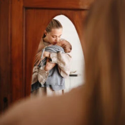 Mushie Baby Blanket | Knitted Ribbed -Tiny Baby Essentials Store SmokeLifestyleKnitted1