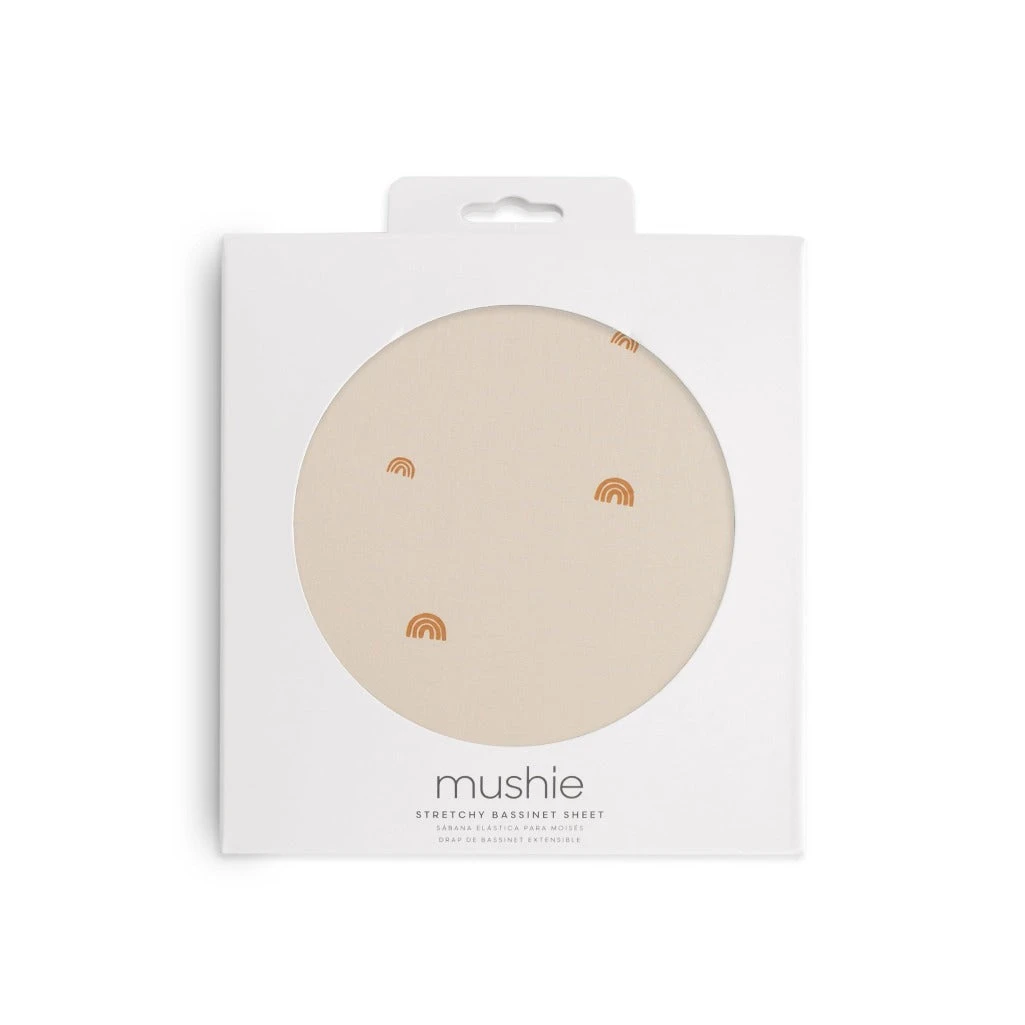 Mushie Stretchy Bassinet Sheet 2 Mushie Stretchy Bassinet Sheet - Image 2