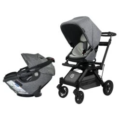 Orbit Baby Stroll & Ride Travel System 25 Orbit Baby Stroll & Ride Travel System -Tiny Baby Essentials Store Stroll Ride Melange Grey Black 01