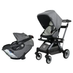 Orbit Baby Stroll & Ride Travel System 29 Orbit Baby Stroll & Ride Travel System -Tiny Baby Essentials Store Stroll Ride Melange Grey Titanium 01