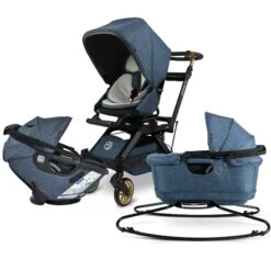 Orbit Baby Stroll, Sleep, & Ride Travel System -Tiny Baby Essentials Store Stroll Sleep Ride Melange Navy Black Luxe 01 bb379c3e 236e 4286 b6ed 8e554bbf0b83