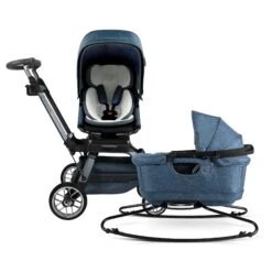 Orbit Baby Stroll & Sleep Travel System -Tiny Baby Essentials Store Stroll Sleep Ride Melange Navy Titanium 01 49eb6031 ef8f 4fd6 aba6 01e7528fa66b