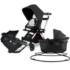 Orbit Baby Stroll, Sleep, & Ride Travel System -Tiny Baby Essentials Store Stroll Sleep Ride Merino Wool Rose Gold 01