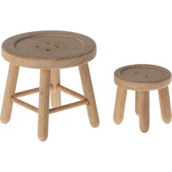 Maileg Table & Stool Set, Mouse
