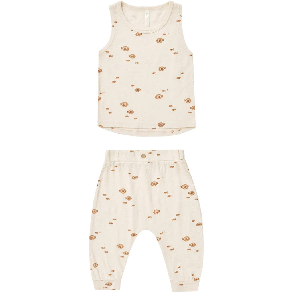 Tank And Slouch Pant Set | Fish 1 Tank And Slouch Pant Set | Fish