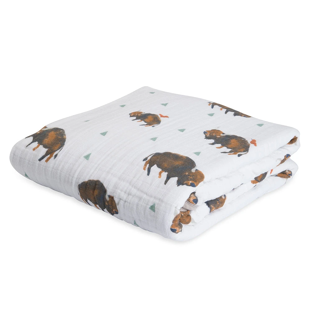 Little Unicorn Cotton Muslin Quilt Blanket 1 Little Unicorn Cotton Muslin Quilt Blanket