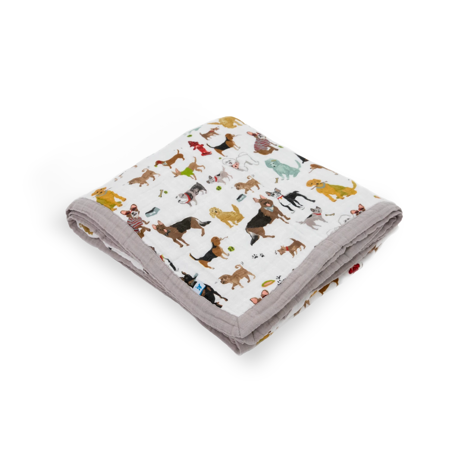 Cotton Muslin Quilted Throw - Woof 4 Cotton Muslin Quilted Throw - Woof - Image 4