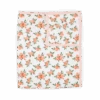 Cotton Muslin Quilted Throw - Watercolor Roses