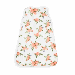 Cotton Muslin Sleep Bag - Watercolor Roses -Tiny Baby Essentials Store UC0012S NB 2