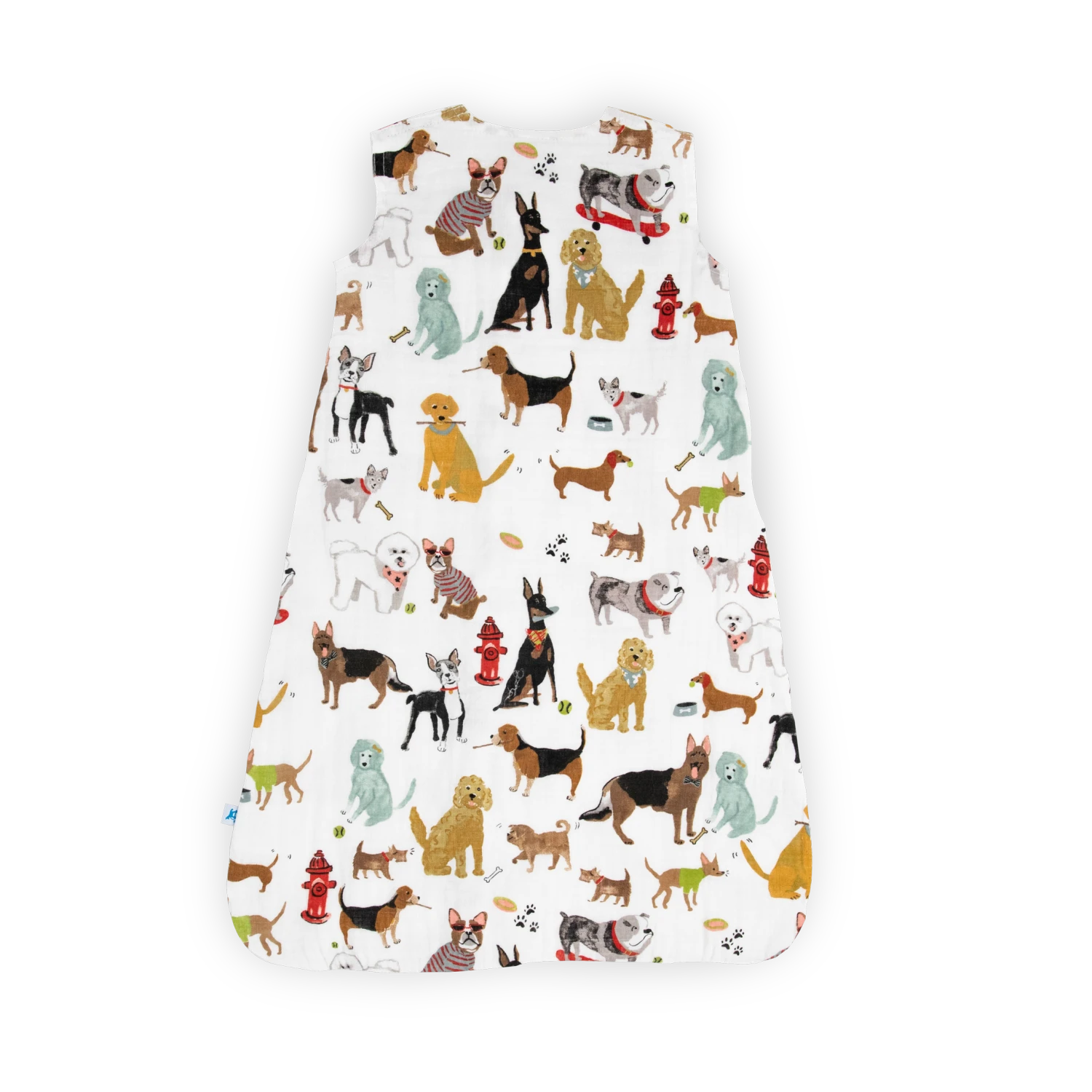 Cotton Muslin Sleep Bag - Woof 4 Cotton Muslin Sleep Bag - Woof - Image 4