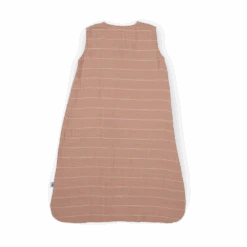 Cotton Muslin Sleep Bag - Mauve Stripe 7 Cotton Muslin Sleep Bag - Mauve Stripe -Tiny Baby Essentials Store UC0026S NB 2