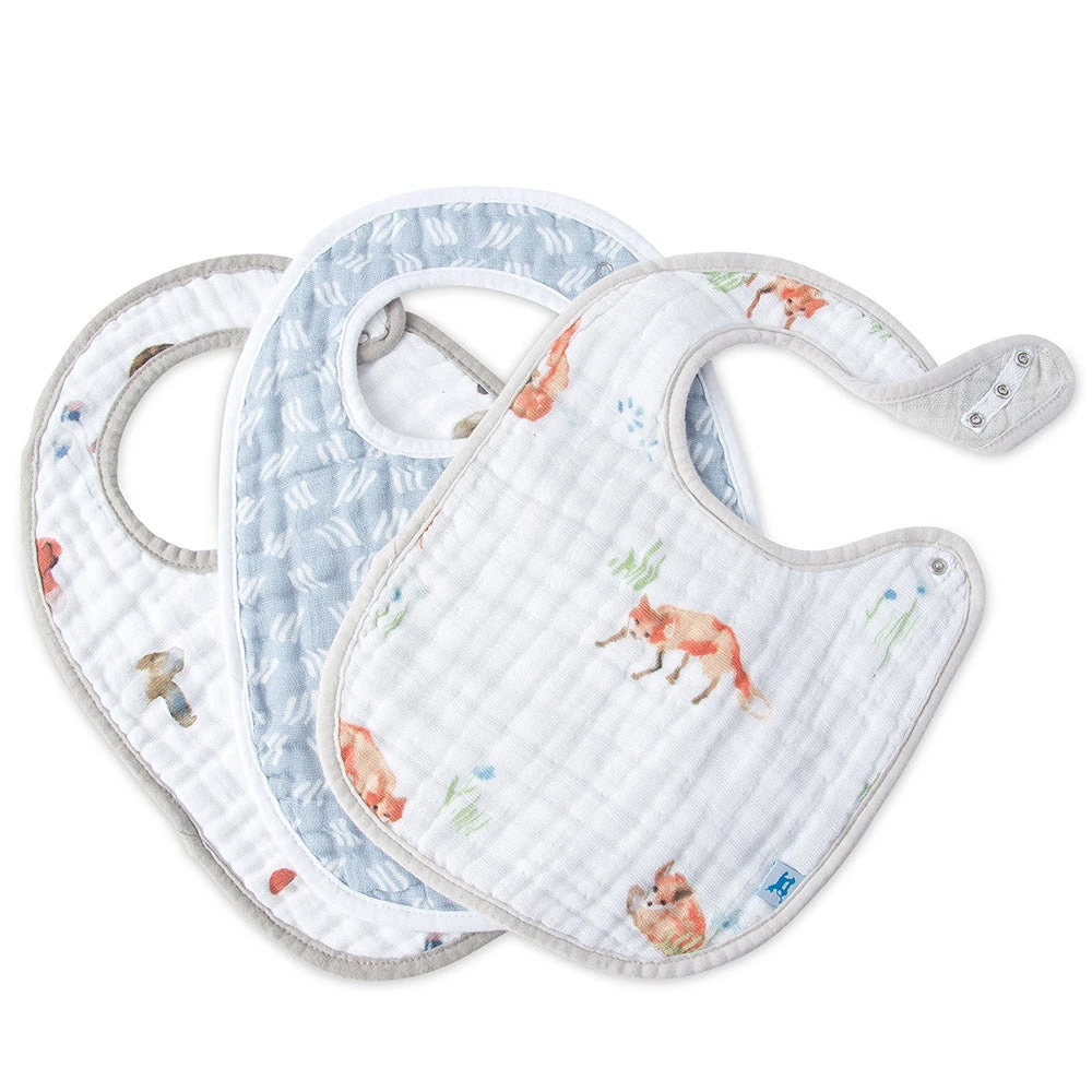 Little Unicorn Cotton Classic Bib 8 Little Unicorn Cotton Classic Bib - Image 8