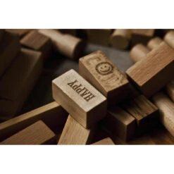 Peace & Love Wooden Blocks -Tiny Baby Essentials Store WOODENSTORYpeacelovealt3
