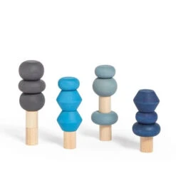 Stacking Trees 12 Stacking Trees -Tiny Baby Essentials Store Winter stacking trees lubulona wooden tiys