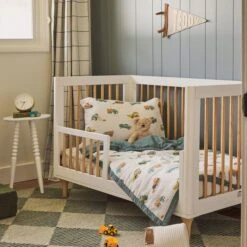 Cotton Muslin Toddler Bedding 3 Piece Set - Work Trucks -Tiny Baby Essentials Store WorkTruck LS