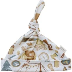 Bamboo Newborn Knot Hat | Camping Trip