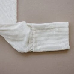 Ribbed Bamboo Zipper | Cream 13 Ribbed Bamboo Zipper | Cream -Tiny Baby Essentials Store Z4A0260 websize