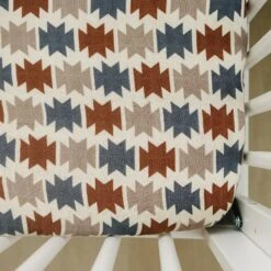 Muslin Crib Sheet | Western Aztec
