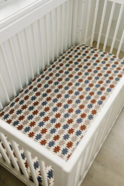 Muslin Crib Sheet | Western Aztec 8 Muslin Crib Sheet | Western Aztec -Tiny Baby Essentials Store Z4A1448 websize