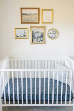 Muslin Crib Sheet | Navy Berry -Tiny Baby Essentials Store Z4A3481 websize 2