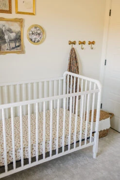 Muslin Crib Sheet | Autumn Bloom -Tiny Baby Essentials Store Z4A3717 websize