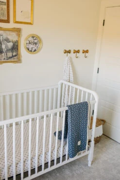 Muslin Crib Sheet | Cream Berry 7 Muslin Crib Sheet | Cream Berry -Tiny Baby Essentials Store Z4A3729 websize 2