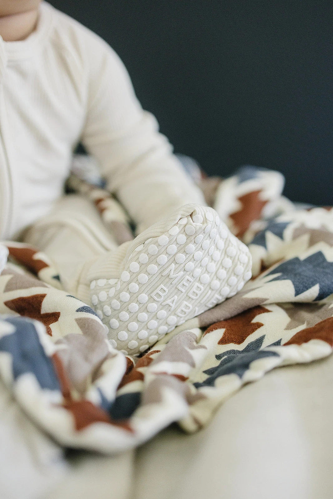 Ribbed Bamboo Zipper | Cream 9 Ribbed Bamboo Zipper | Cream - Image 9