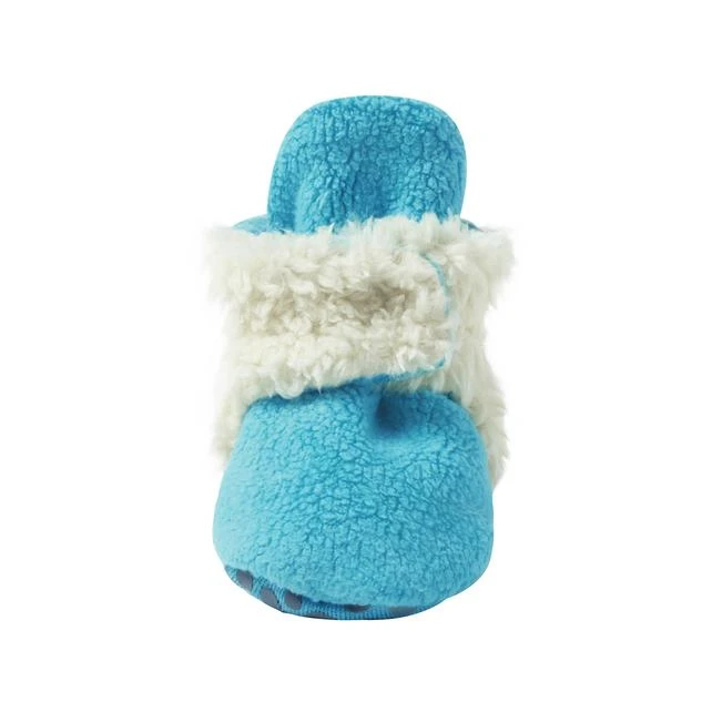Cozie Fleece Baby Booties With Grippers 4 Cozie Fleece Baby Booties With Grippers - Image 4