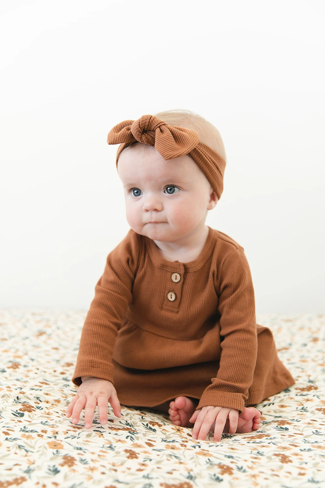 Muslin Crib Sheet | Harvest Floral 4 Muslin Crib Sheet | Harvest Floral - Image 4