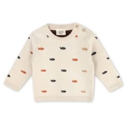Jacquard Knit Baby Pullover Sweater