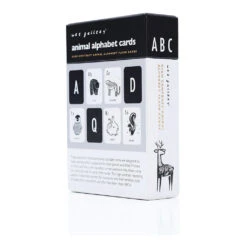 Alphabet Cards -Tiny Baby Essentials Store animal alphabet cards box