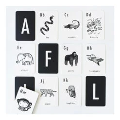 Alphabet Cards -Tiny Baby Essentials Store animals letter