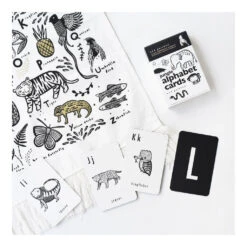 Alphabet Cards -Tiny Baby Essentials Store assorted jungle alphabet cards