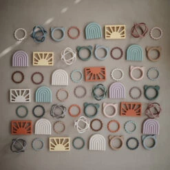 Mushie Sun Teether 33 Mushie Sun Teether -Tiny Baby Essentials Store assorted mushie teether