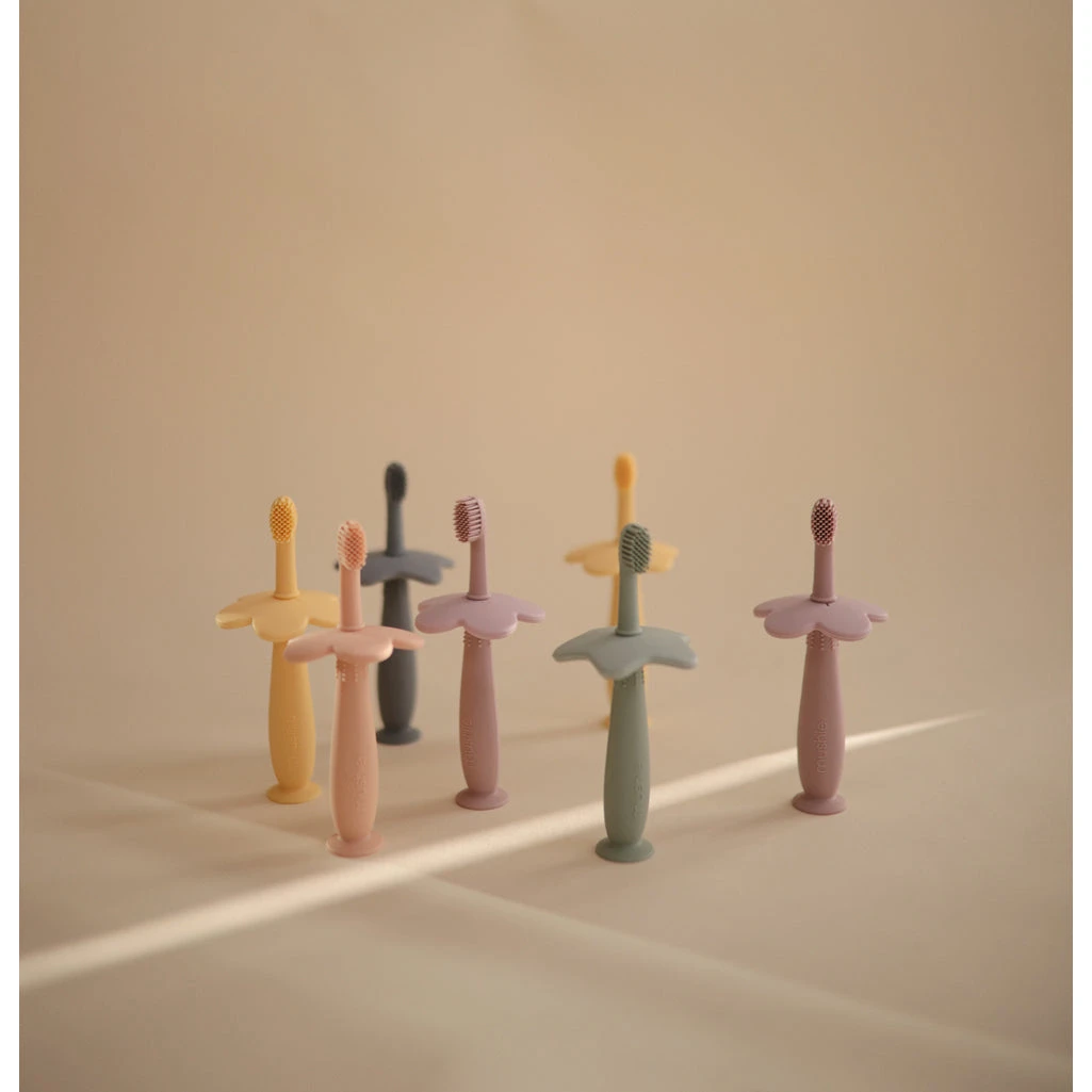 Mushie Flower Training Toothbrush 9 Mushie Flower Training Toothbrush - Image 9