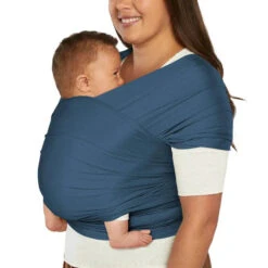 Ergobaby Aura Baby Wrap -Tiny Baby Essentials Store aura wrap mesh navy studio 02 1