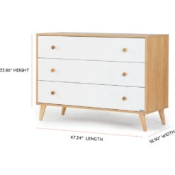 Austin Dresser 25 Austin Dresser -Tiny Baby Essentials Store austin 3 drawer dresser wht rdoak2