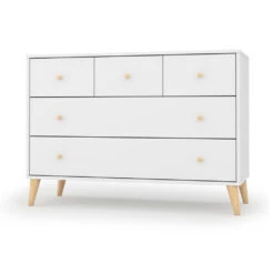 Austin 5-Drawer Dresser -Tiny Baby Essentials Store austin 5 drawer dresser wht ntrl