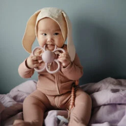 Mushie Daisy Rattle Teether 28 Mushie Daisy Rattle Teether -Tiny Baby Essentials Store babay bee 13