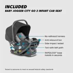 Baby Jogger City Select 2 Stroller + City Go 2 Travel System -Tiny Baby Essentials Store baby jogger city select 2 city go 2 travel system 04