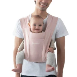 Ergobaby Embrace Newborn Carrier -Tiny Baby Essentials Store baby carrier embrace blush pink 6