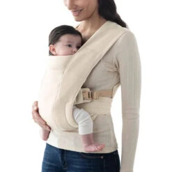 Ergobaby Embrace Newborn Carrier -Tiny Baby Essentials Store baby carrier embrace cream 4