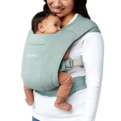 Ergobaby Embrace Newborn Carrier -Tiny Baby Essentials Store baby carrier embrace jade 3