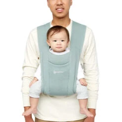 Ergobaby Embrace Newborn Carrier -Tiny Baby Essentials Store baby carrier embrace jade 4
