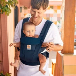 Ergobaby Omni Dream -Tiny Baby Essentials Store baby carrier omni dream midnight blue 2 1 1