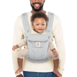 Ergobaby Omni Dream -Tiny Baby Essentials Store baby carrier omni dream pearl grey 3 1
