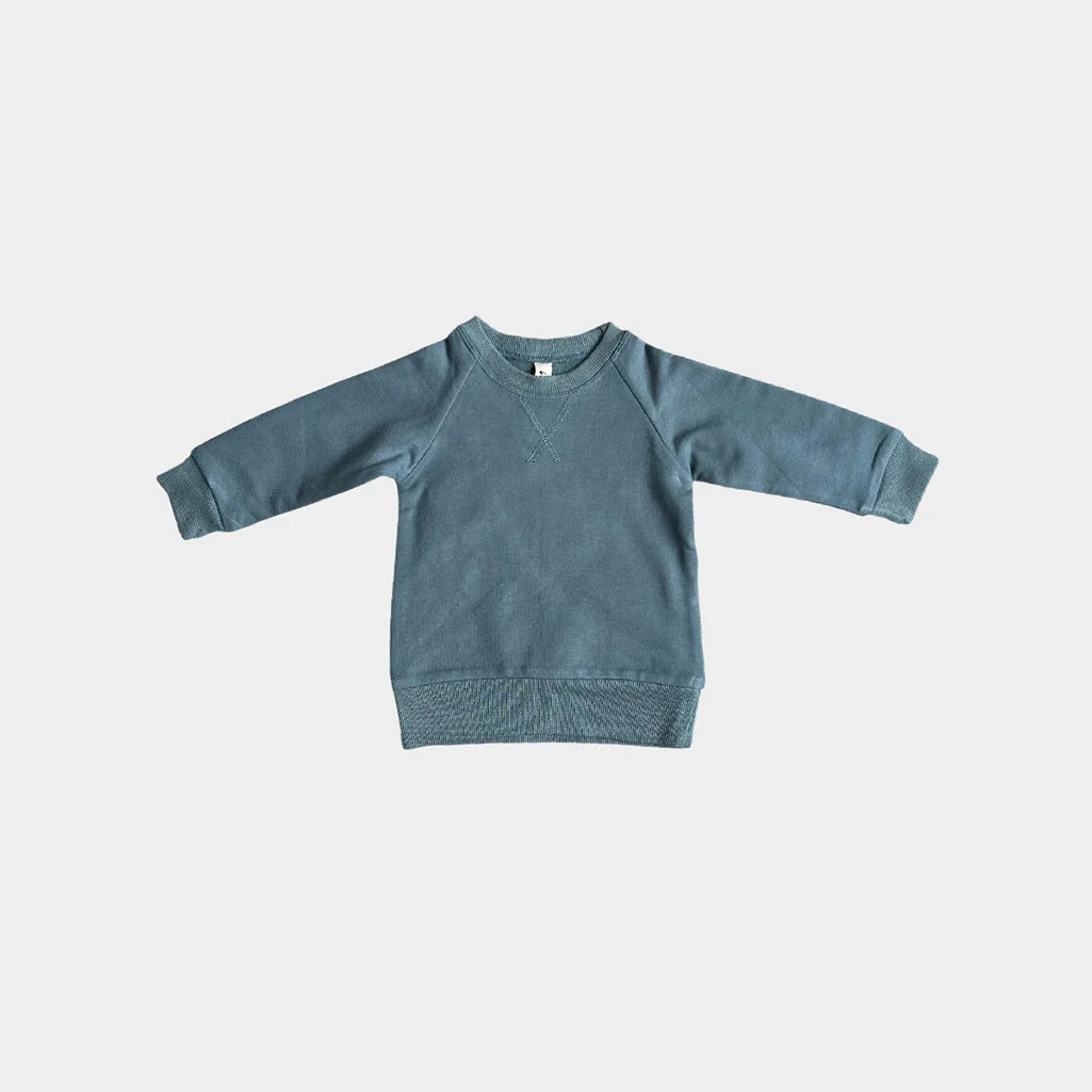 Fleece Sweatshirt | Stone Blue 1 Fleece Sweatshirt | Stone Blue